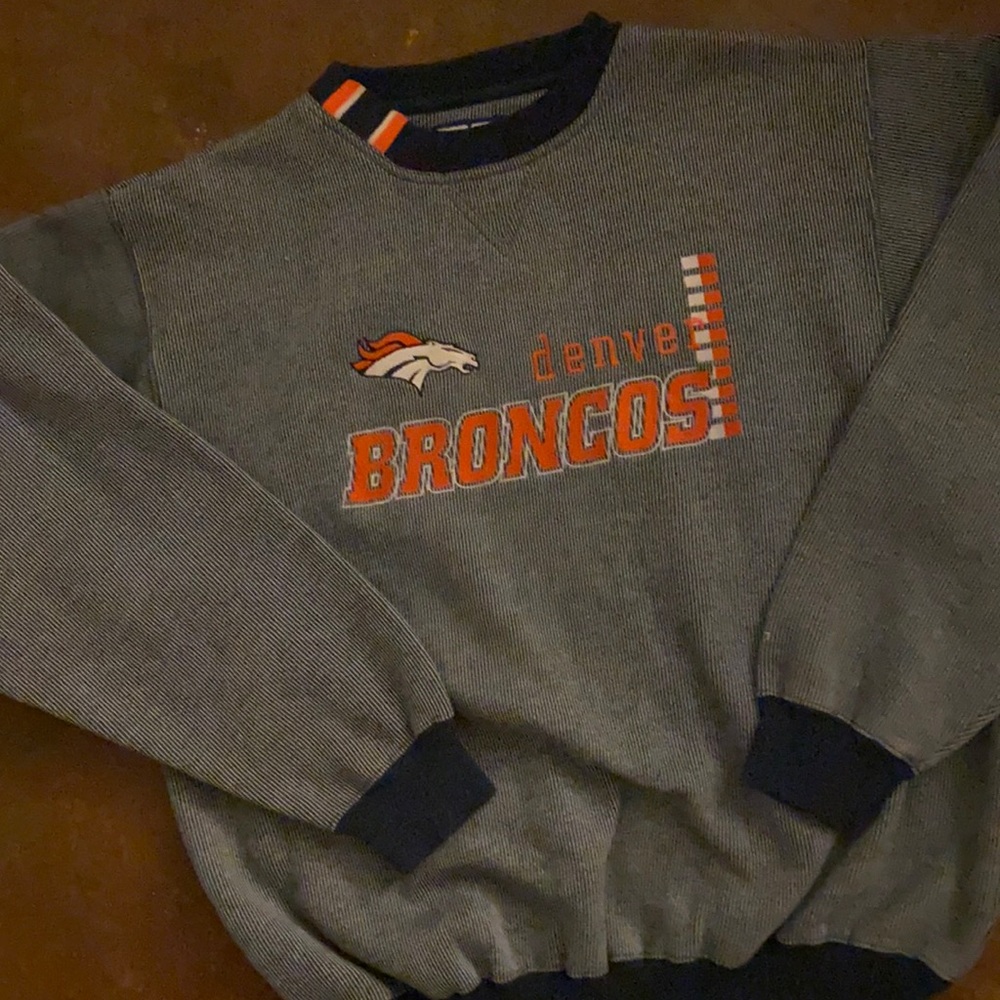 VINTAGE NFL LOGO ATHLETIC DENVER BRONCOS SWEATER